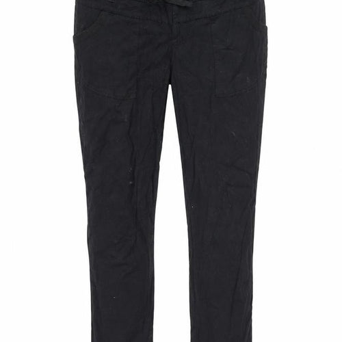 Preworn Womens Black   Capri Trousers Size M L24 in