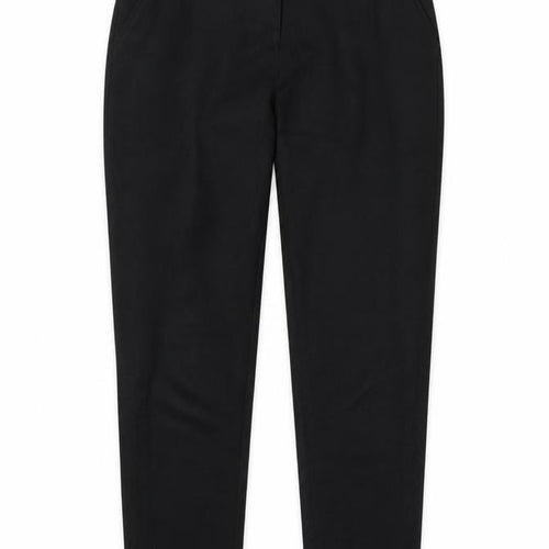 Primark Womens Black   Carrot Trousers Size 8 L28 in