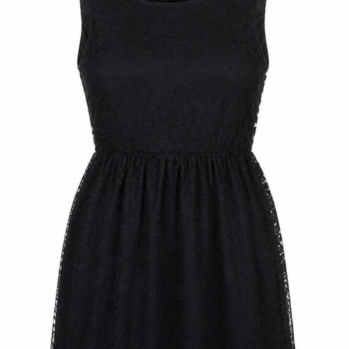 Instyle Womens Black Floral  Fit & Flare  Size M