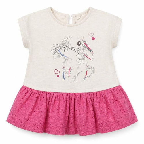 Matalan Girls Beige   Fit & Flare  Size 9-12 Months