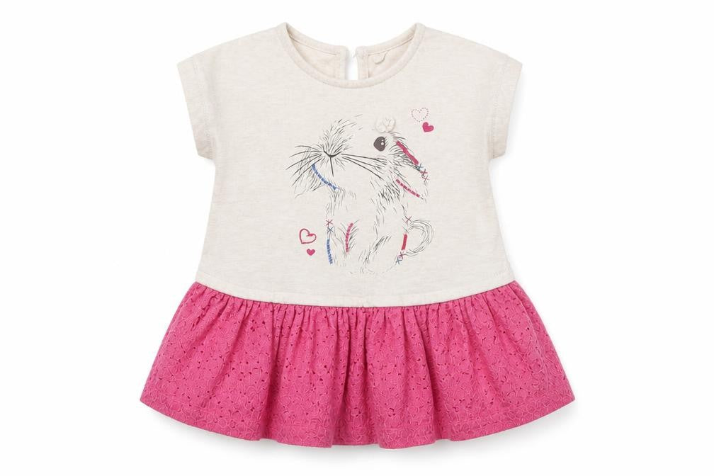 Matalan Girls Beige   Fit & Flare  Size 9-12 Months