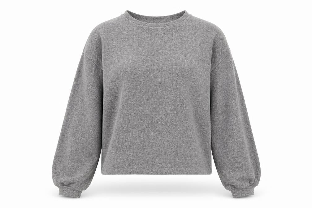 Front view of New Look women’s green jumper, size L