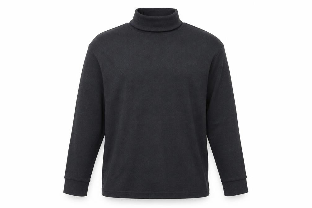Front view of Broadbent Boothroyds men’s grey pullover sweatshirt, size L