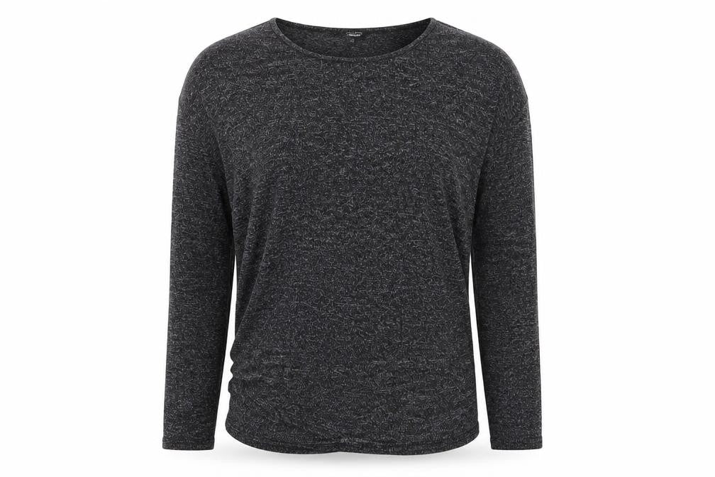Front view of New Look women’s grey jumper, size UK 12