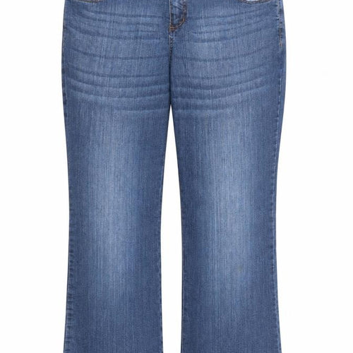 Sheego Womens Blue  Denim Bootcut Jeans Size 36 in L29 in