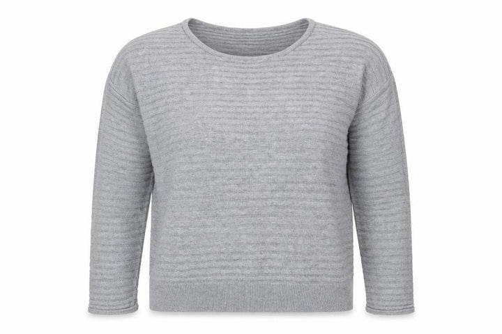 Mango Womens Grey  Knit Pullover Jumper Size S