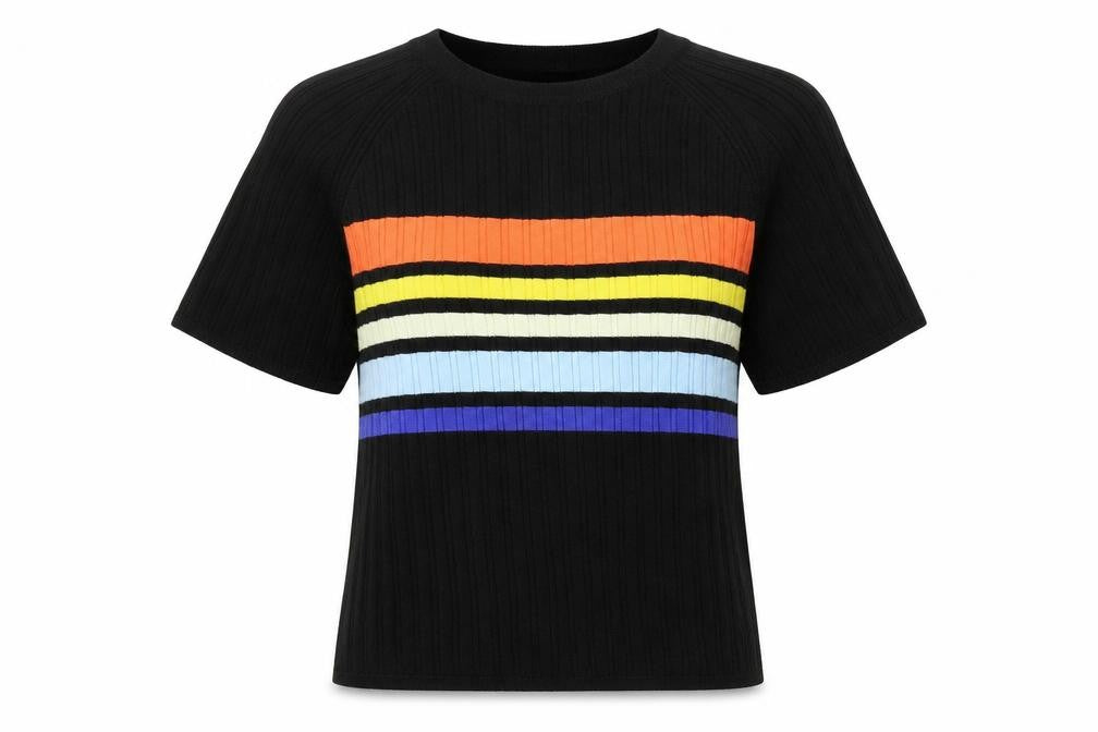 Front view of H&M women’s black jumper, size L