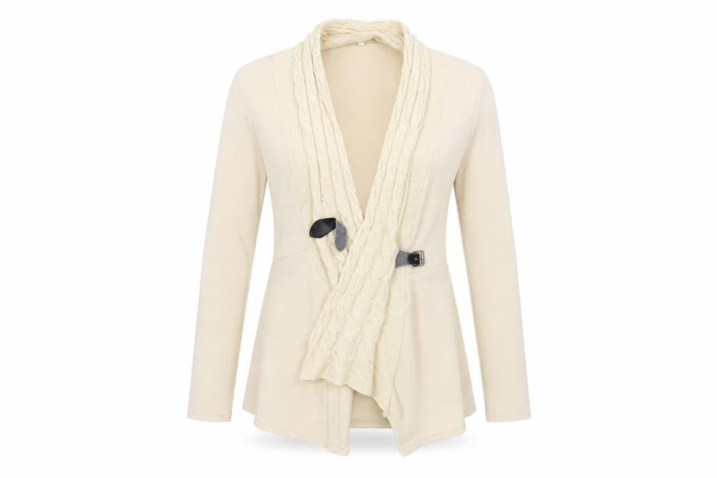 Preworn Womens Beige   Cardigan Jumper Size L