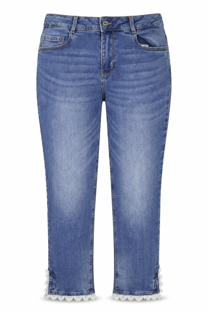 ORSAY Womens Blue   Cropped Jeans Size 40 L24 in