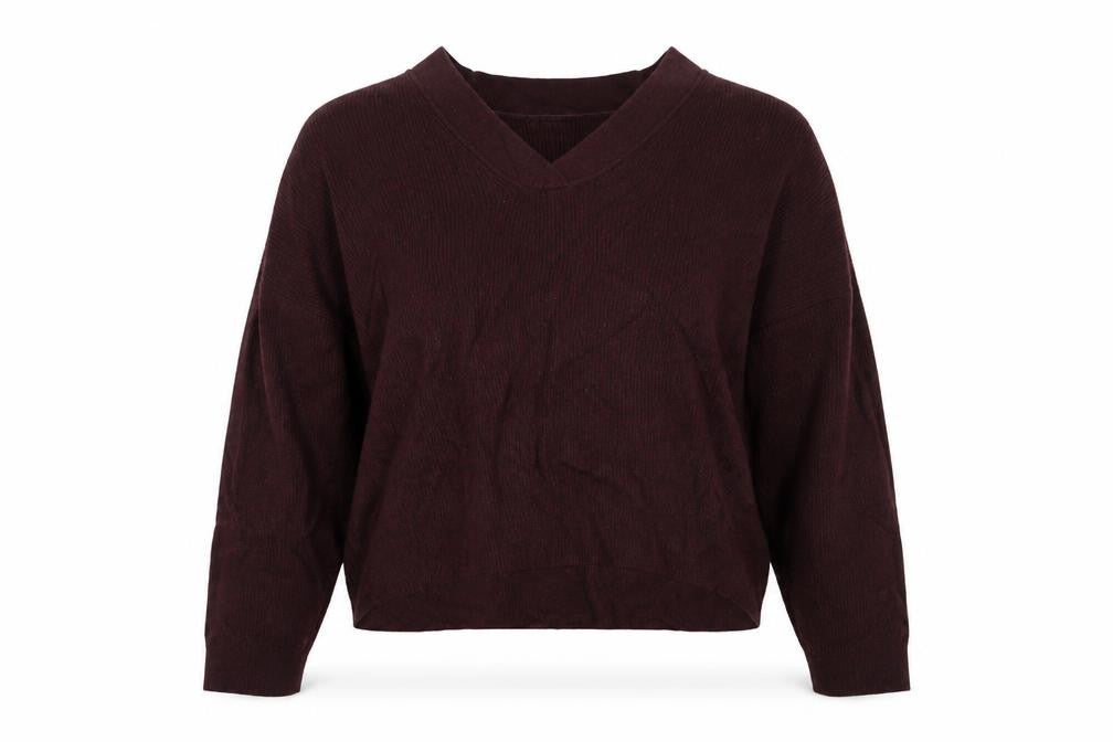 Front view of Topshop women’s purple jumper, size S