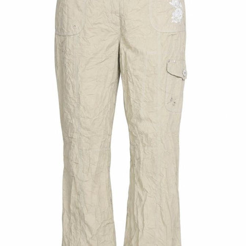 Evita Womens Beige   Trousers  Size 40 in L31 in