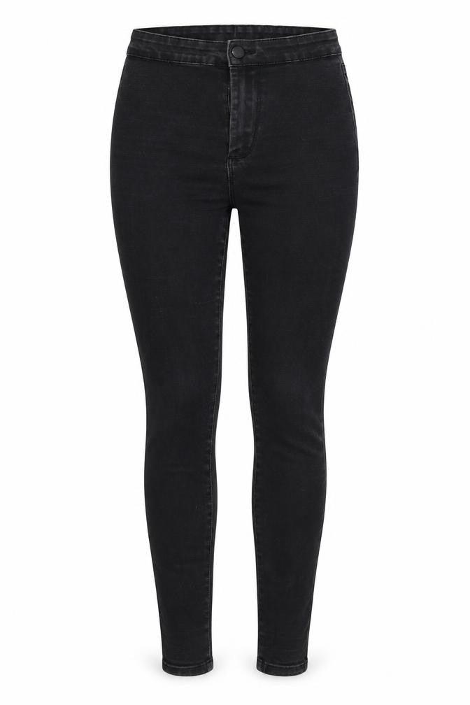 Denim Co Womens Black  Denim Jegging Jeans Size 8 L29 in