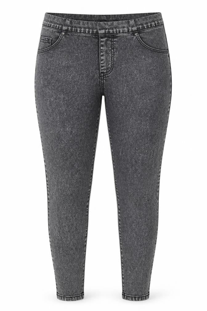 Denim & Co. Womens Black  Denim Jegging Jeans Size 12 L29 in