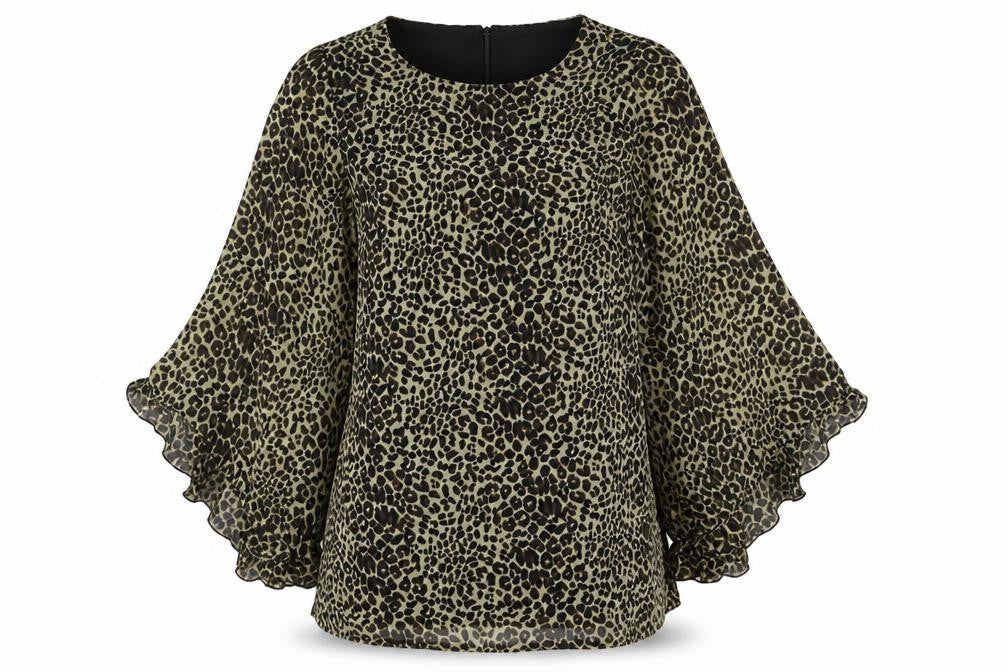 Miss Selfridge Womens Black Animal Print  Trapeze & Swing  Size 12