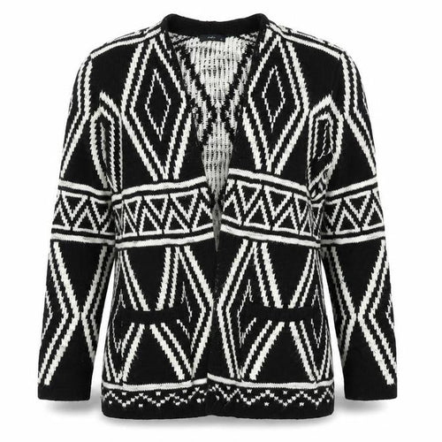 M&Co Womens Black  Knit Jacket  Size 14