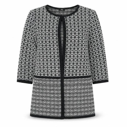 F&F Womens White  Knit Jacket Coatigan Size 12