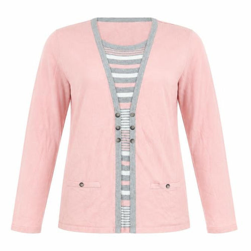 Bonmarché Womens Pink   Cardigan Jumper Size 8