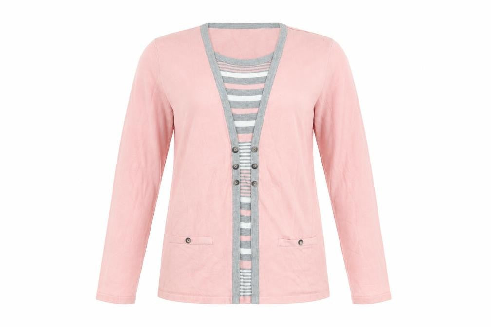 Bonmarché Womens Pink   Cardigan Jumper Size 8