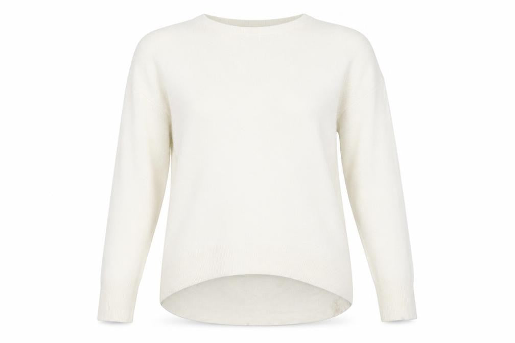 Front view of Primark women’s ivory jumper, size M
