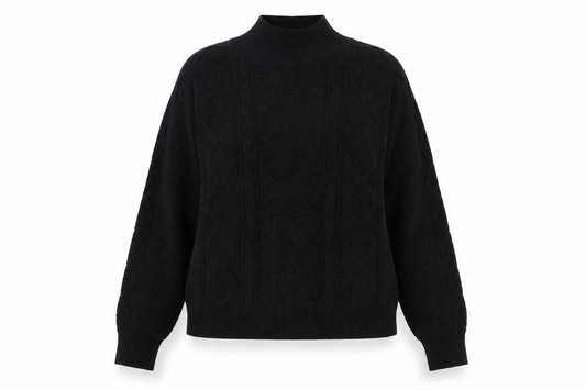 Front view of Primark women’s black jumper, size M