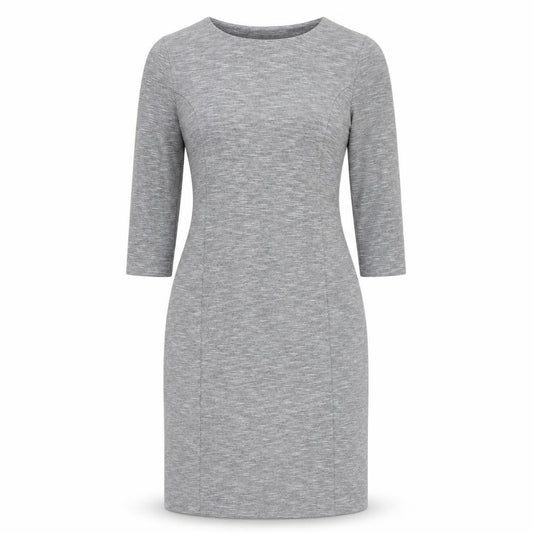 Front view of Next women’s grey shift, size UK 10