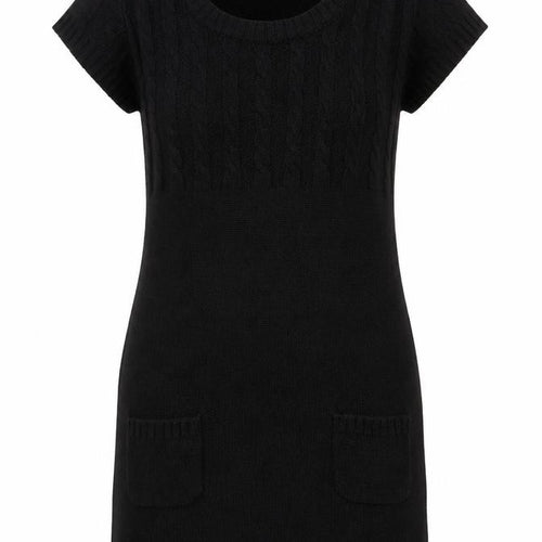 QED London Womens Black   Jumper Dress  Size S