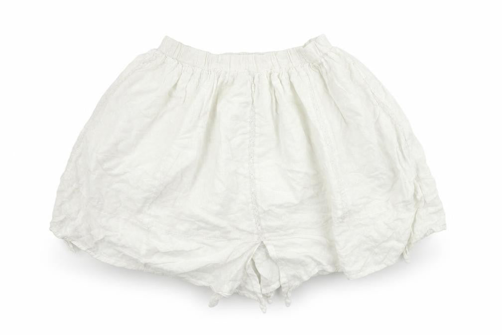 Front view of Next girls’ white colourblock flare skirt, size 8, years