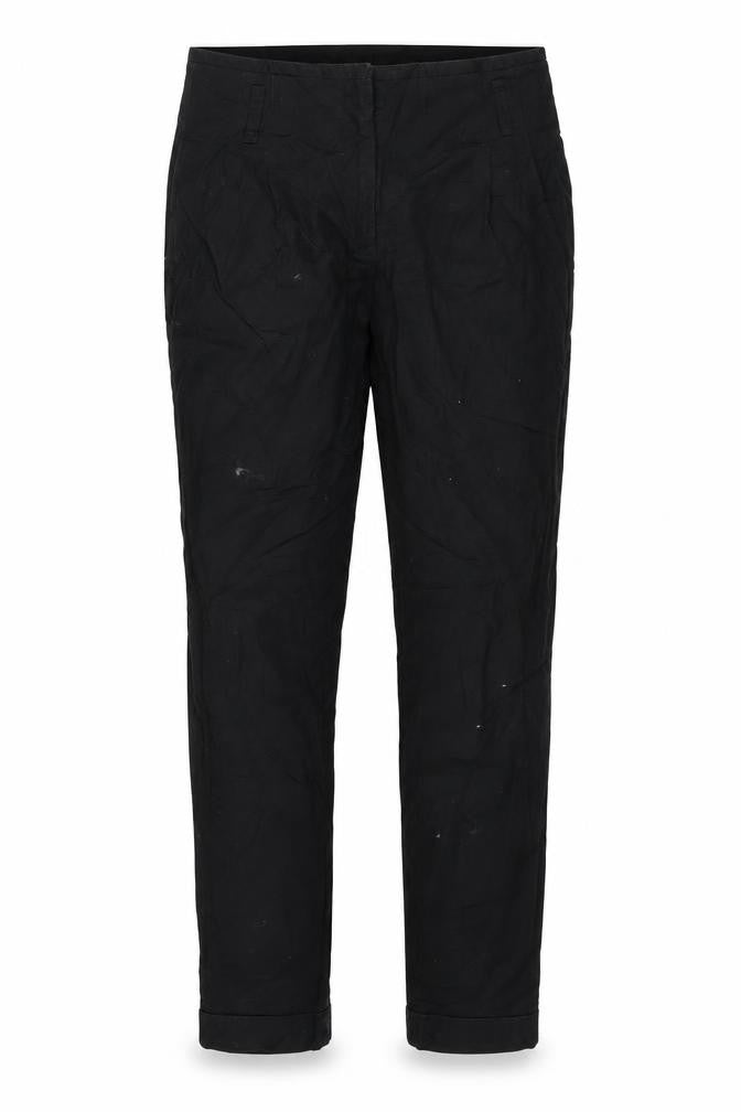Preworn Womens Black   Trousers  Size 28 in L25 in