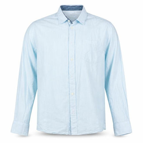 Easy  Mens Blue Striped   Button-Up Size XL