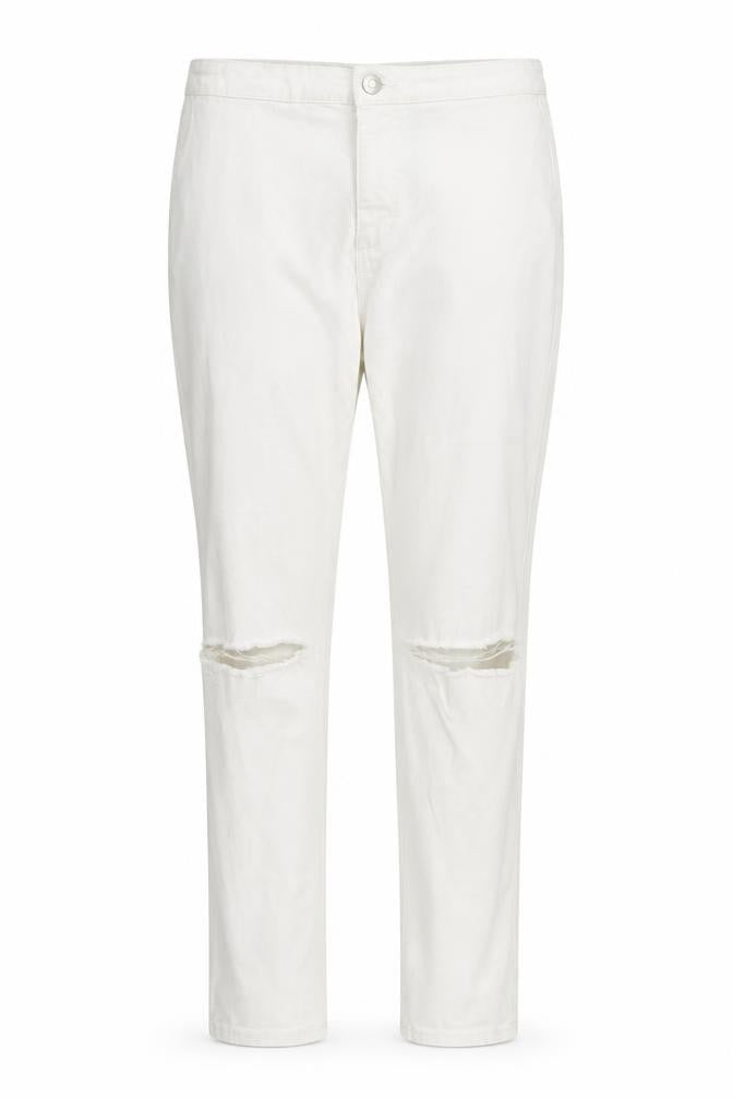 deniem & co Womens White   Trousers  Size 10 L27 in