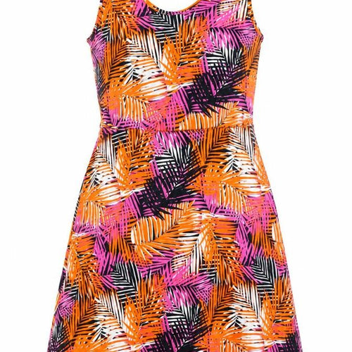 George Womens Multicoloured Geometric Jersey Fit & Flare  Size S