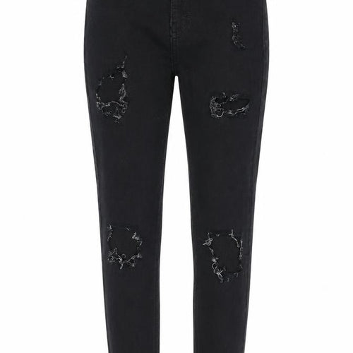 Topshop Womens Black  Denim Skinny Jeans Size 26 in L28 in