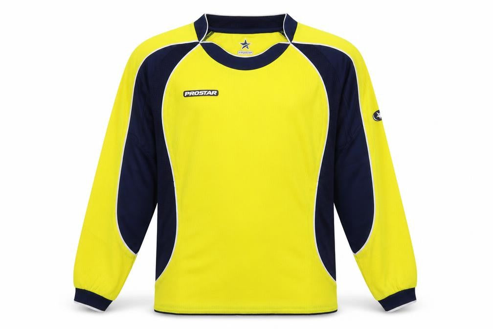 Prostar Boys Yellow   Jersey T-Shirt Size 10 Years