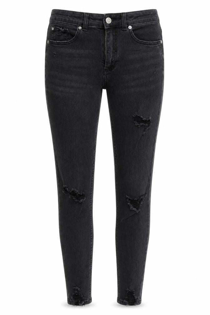 Denim Co Womens Black  Denim Jegging Jeans Size 8 L27 in