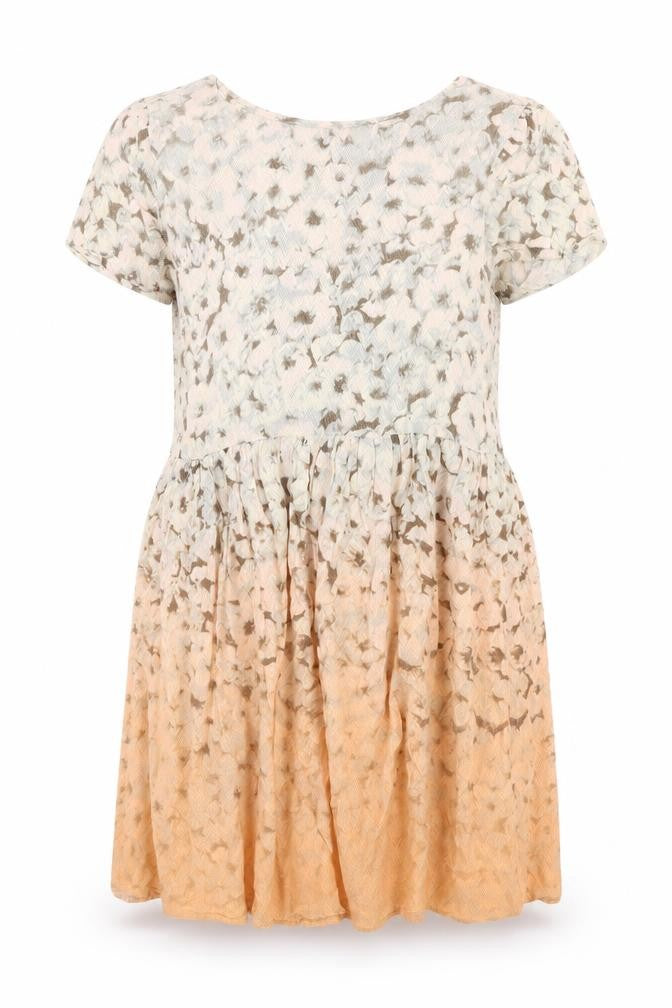 ASOS Womens Orange Floral  A-Line  Size 8