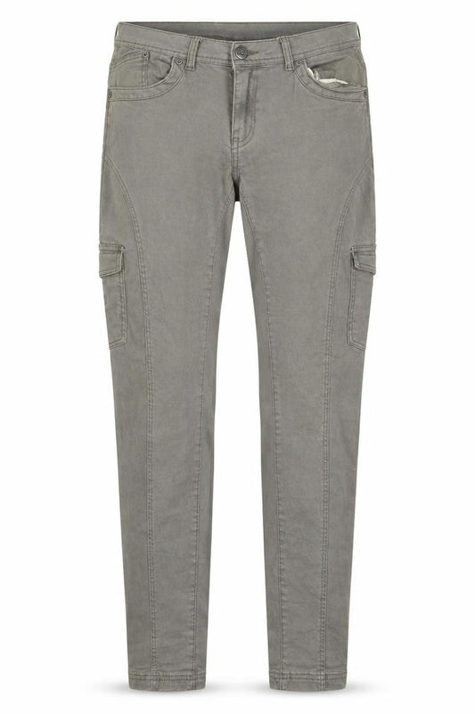 Front view of Gina women’s grey straight jeans, size UK 42, 30-inch leg