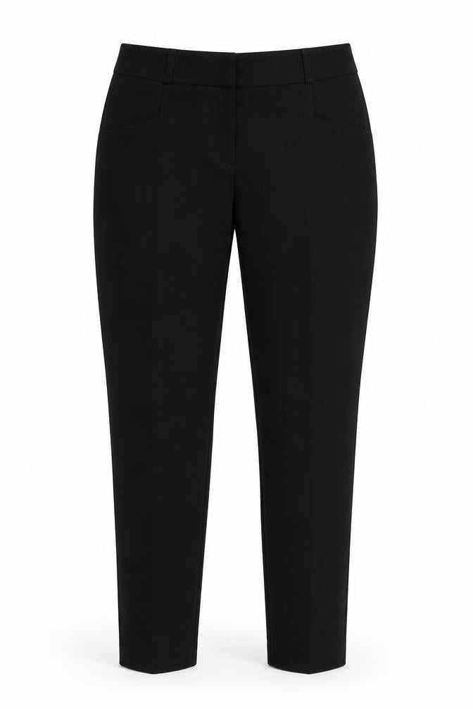 Front view of Select women’s brown trousers, size UK 6, 28-inch leg