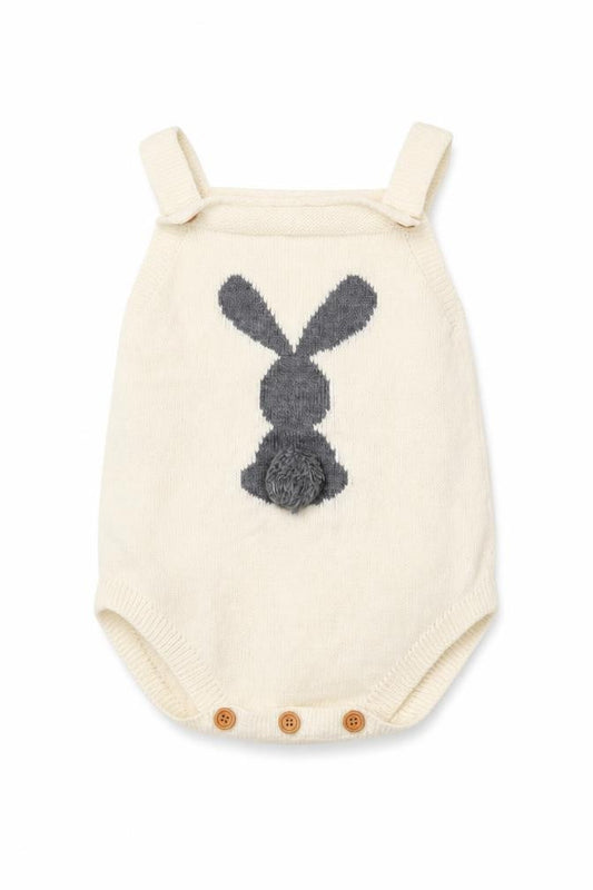 Front view of Preworn Baby Ivory Leotard One-Piece, size 18-24, Months
