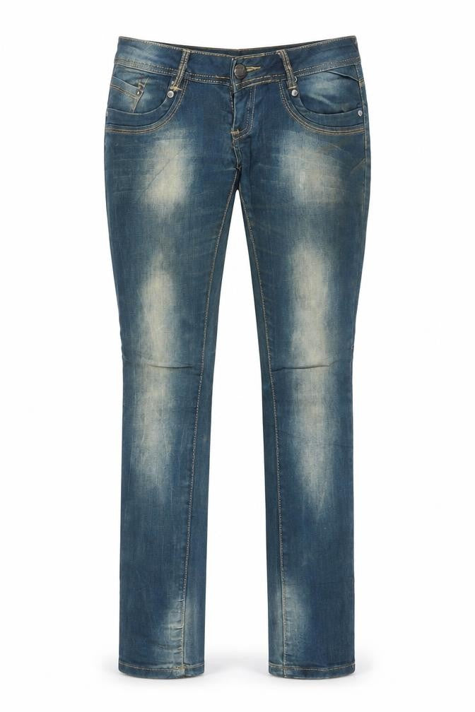 Preworn Womens Blue  Denim Straight Jeans Size M L31 in