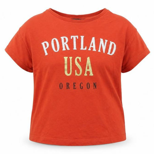 New Look Girls Orange   Basic T-Shirt Size 9 Years