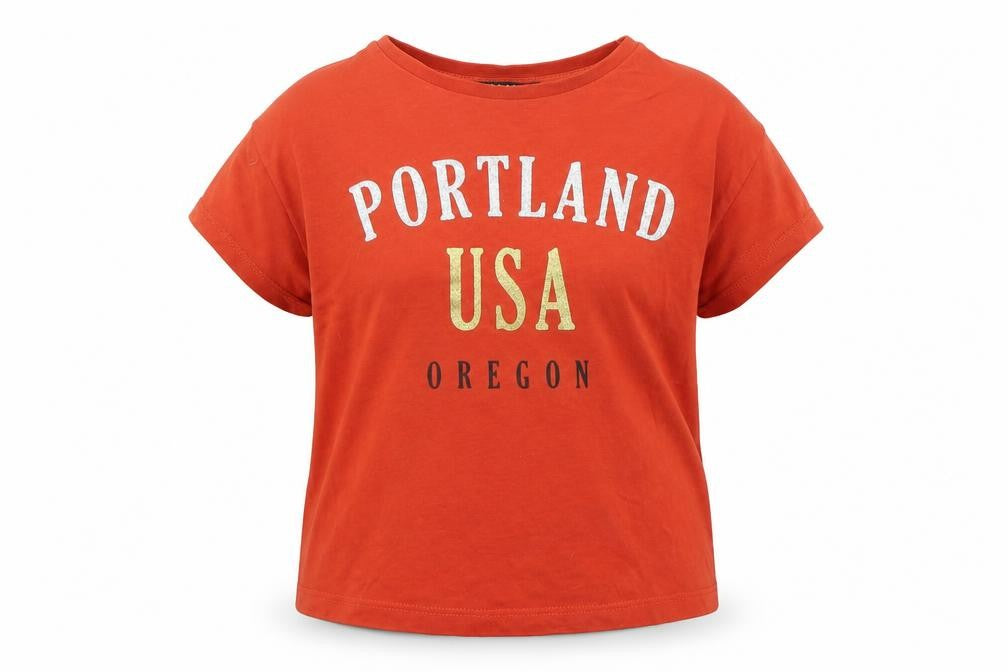 New Look Girls Orange   Basic T-Shirt Size 9 Years