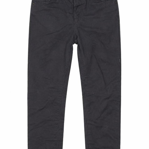 Denim and Co Girls Grey   Chino Trousers Size 6-7 Years