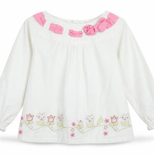 e-vie angel Girls White   Basic T-Shirt Size 2-3 Years