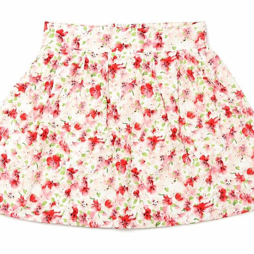 The Style Womens Pink Floral  Flare Skirt Size S