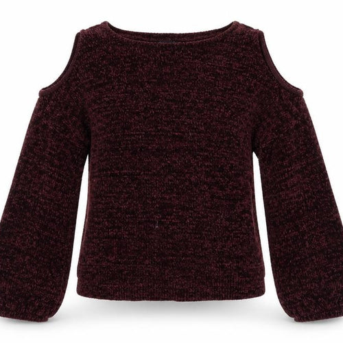 New Look Girls Purple  Knit Pullover Jumper Size 10-11 Years