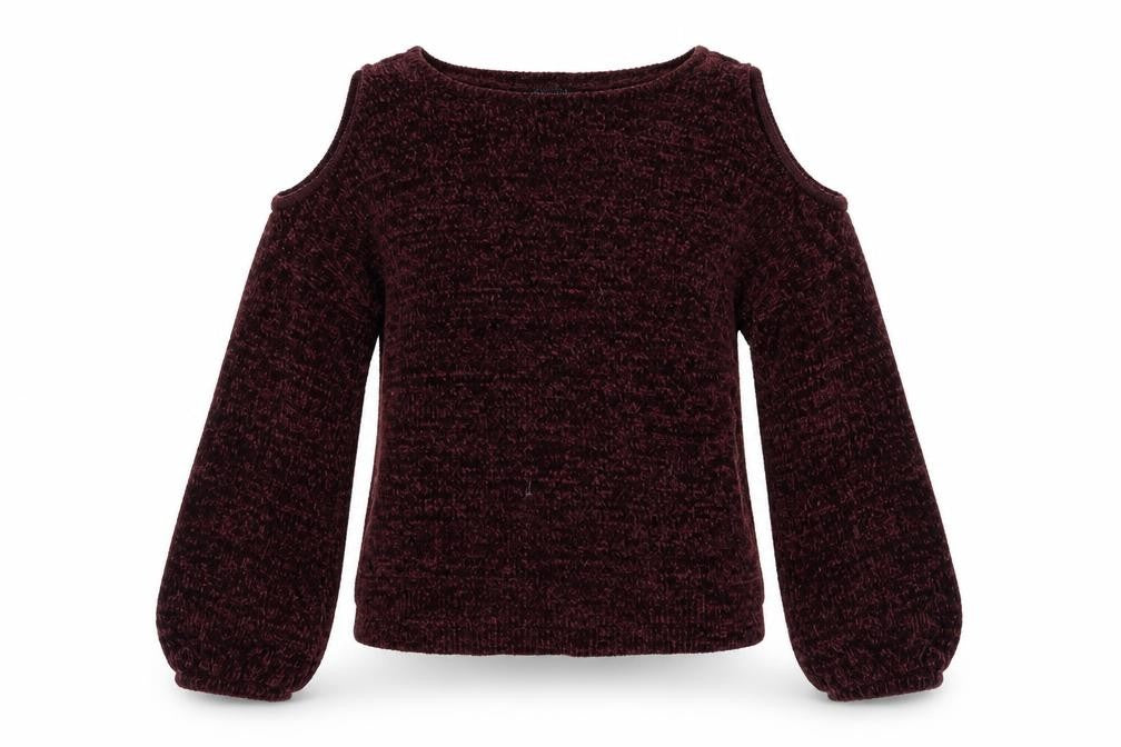 New Look Girls Purple  Knit Pullover Jumper Size 10-11 Years