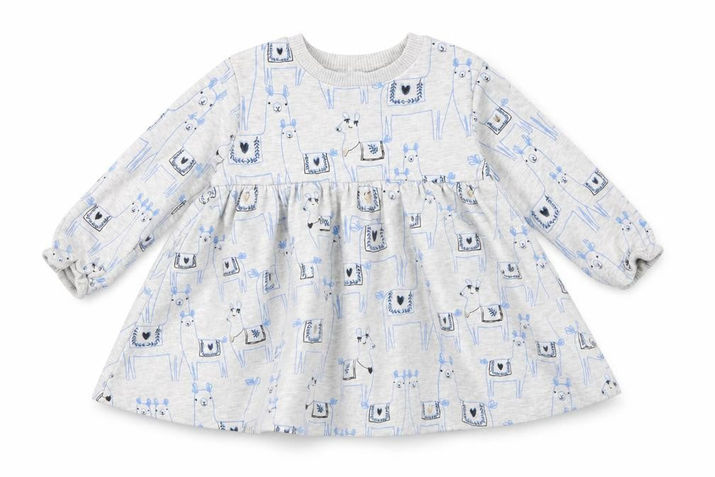 Marks and Spencer Girls Grey Geometric  A-Line  Size 3-6 Months