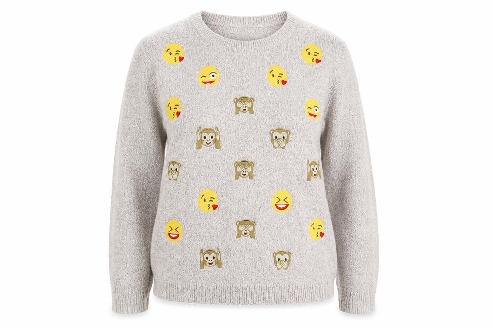 Front view of Bernardo women’s beige jumper, size M