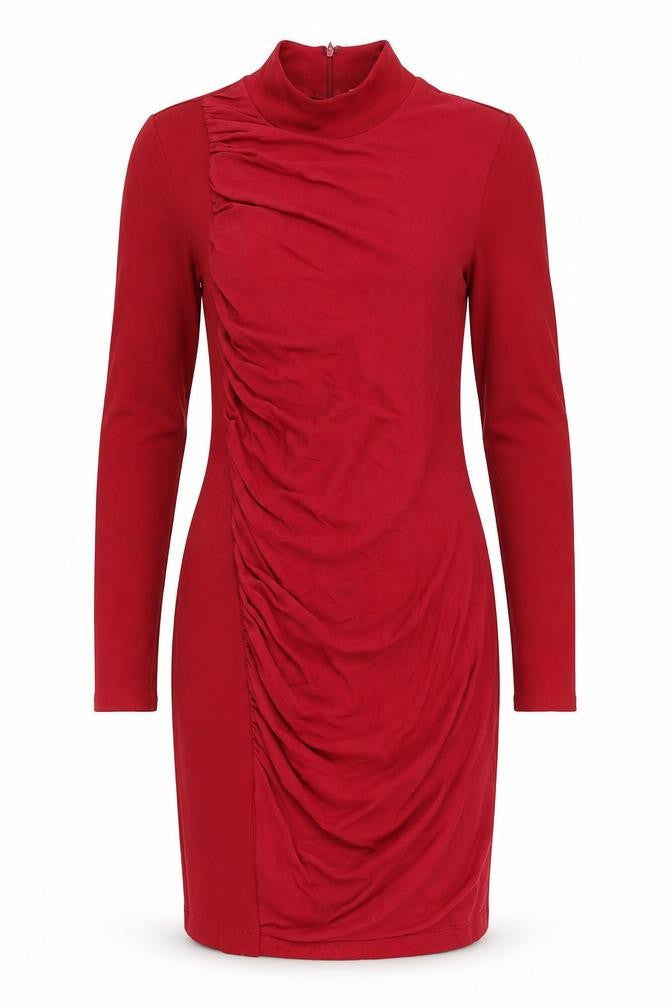 Front view of Philosophy women’s red pencil dress, size S