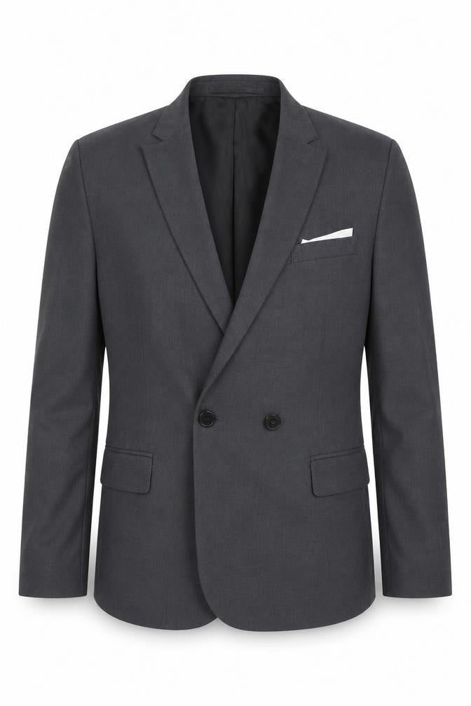 H&M Mens Grey Jacket Suit Jacket Size 38